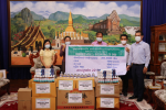 Houamchai Foundation donates anti-Covid supplies to MoICT